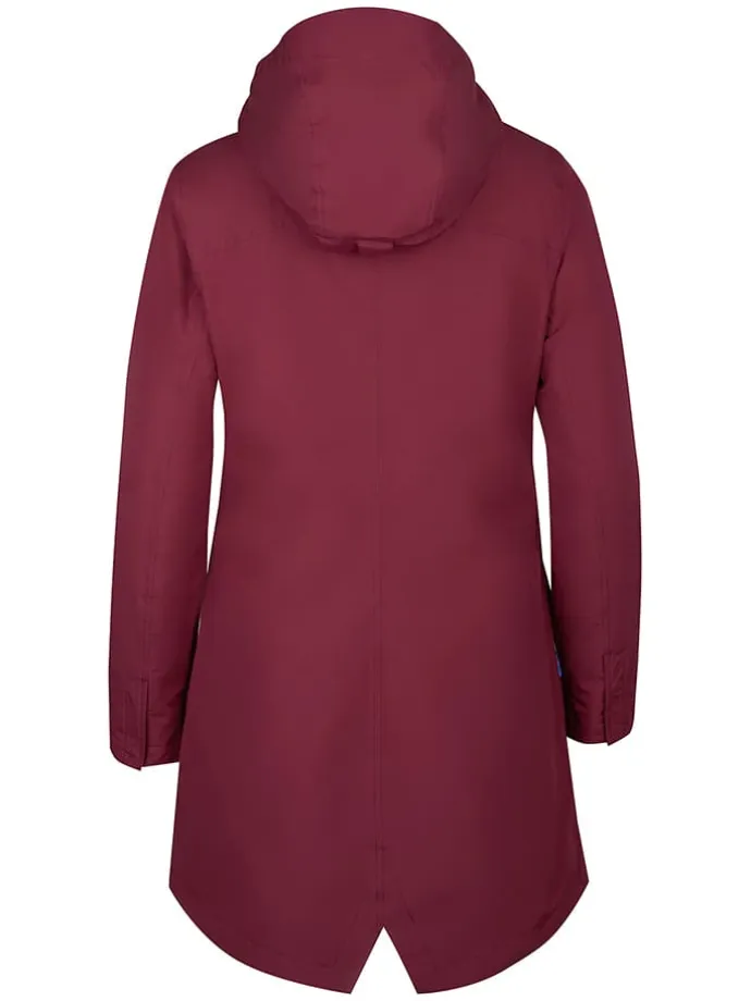 3in1-Parka "Skogafoss" in Rot/ Dunkelblau