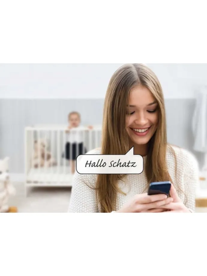 IP BabyCam Smart-Babyphone in Weiß ab 0 Monate