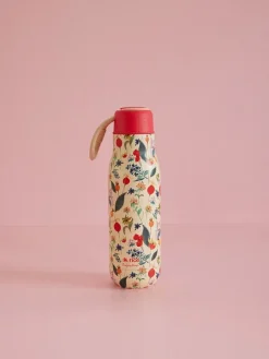 Isolierflasche in Creme/ Rot - 500 ml