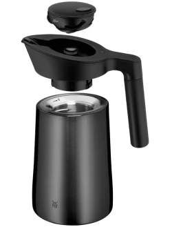 Isolierkanne ''Kineo'' in Schwarz - 600 ml