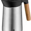 Isolierkanne ''Kineo'' in Silber/ Schwarz/ Hellbraun - 600 ml