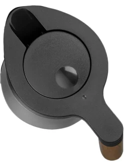 Isolierkanne ''Kineo'' in Silber/ Schwarz/ Hellbraun - 600 ml