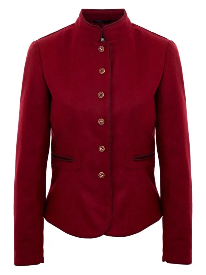 Jacke 452002-3983 in mittelrot