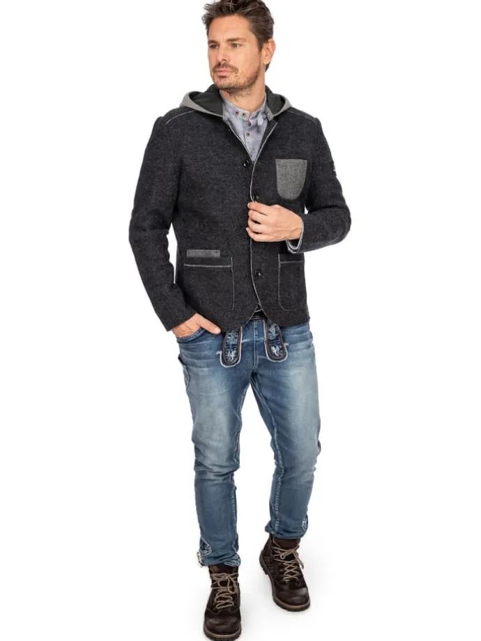 Jacke ANSELM in dunkelgrau