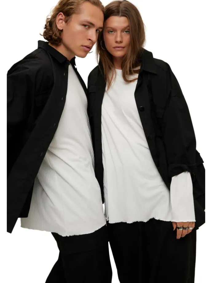 Jacke in schwarz