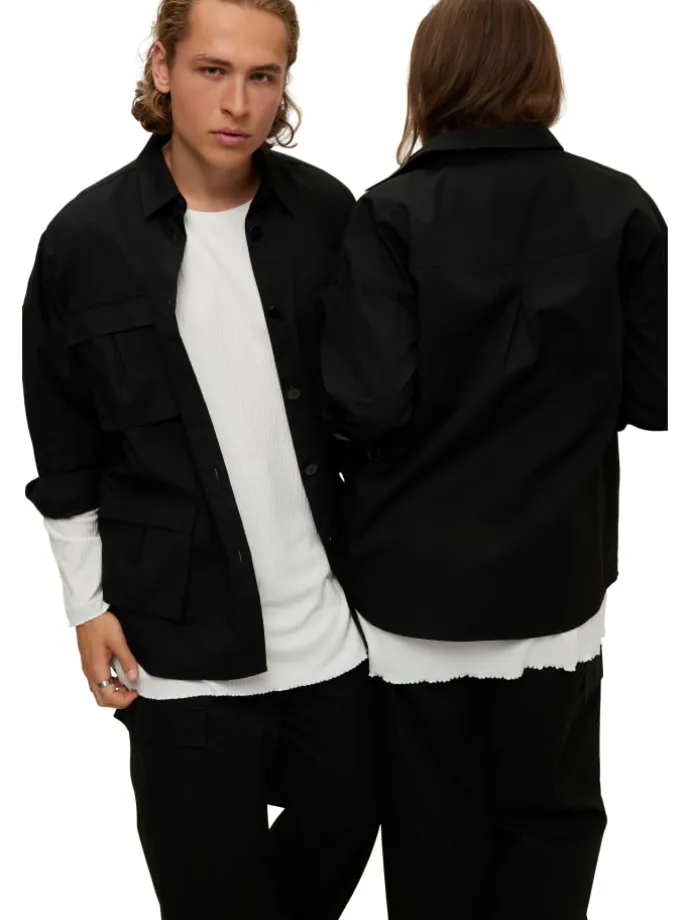 Jacke in schwarz