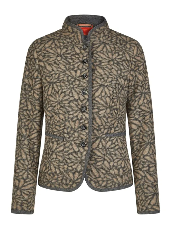Janker in beige-grau