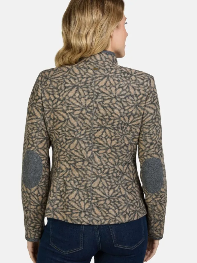 Janker in beige-grau