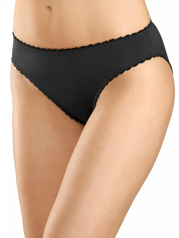 Jazz-Pants Slips in schwarz