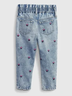Jeans - Mom fit - in Hellblau