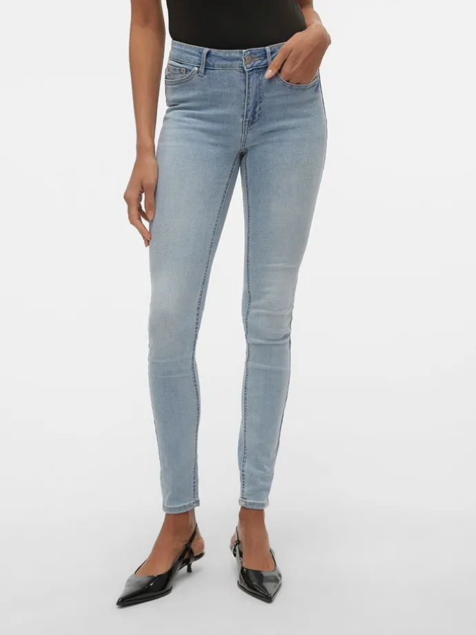 Jeans - Skinny fit - in Hellblau