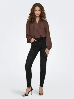 Jeans - Skinny fit -  in Schwarz