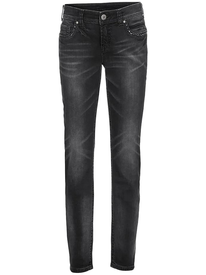 Jeans - Slim fit - in Schwarz