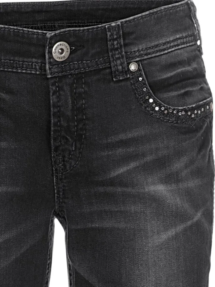 Jeans - Slim fit - in Schwarz
