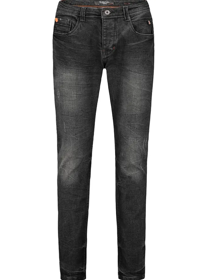 Jeans - Slim fit - in Schwarz