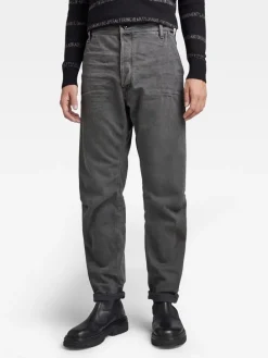 Jeans - Tapered fit- in Hellgrau