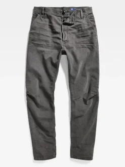 Jeans - Tapered fit- in Hellgrau