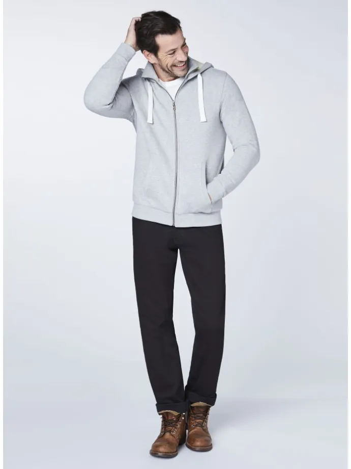 Jeans aus schwarzem Denim in Schwarz