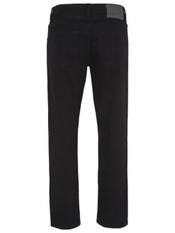 Jeans aus schwarzem Denim in Schwarz