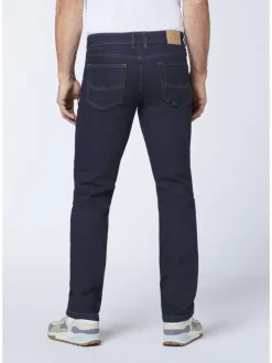 Jeans aus stretchigem Baumwollmix in Blau