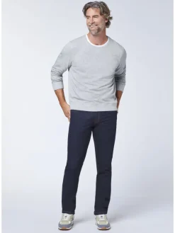 Jeans aus stretchigem Baumwollmix in Blau