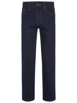 Jeans aus stretchigem Baumwollmix in Blau