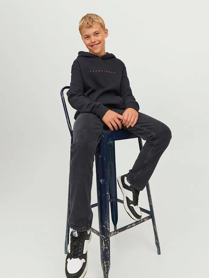 Jeans "Clark" - Regular fit - in Schwarz/ Anthrazit