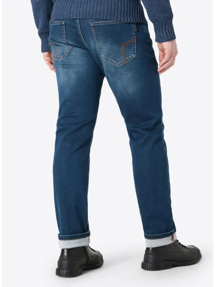 Jeans "Eduardo" - Slim fit - in Dunkelblau