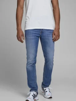 Jeans GLENN Skinny Tapered JJI GLENN ORIGINAL AM in Blau