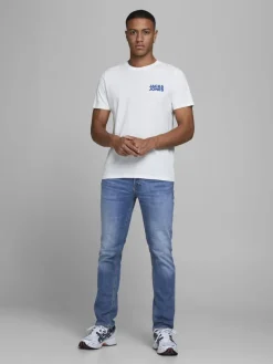 Jeans GLENN Skinny Tapered JJI GLENN ORIGINAL AM in Blau