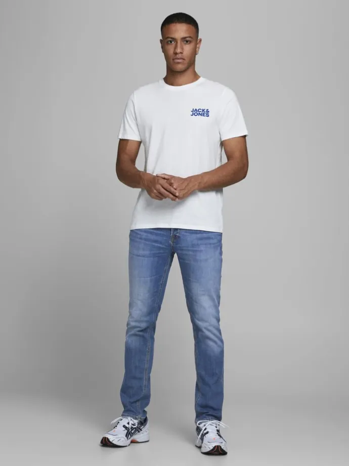 Jeans GLENN Skinny Tapered JJI GLENN ORIGINAL AM in Blau