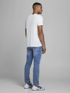 Jeans GLENN Skinny Tapered JJI GLENN ORIGINAL AM in Blau