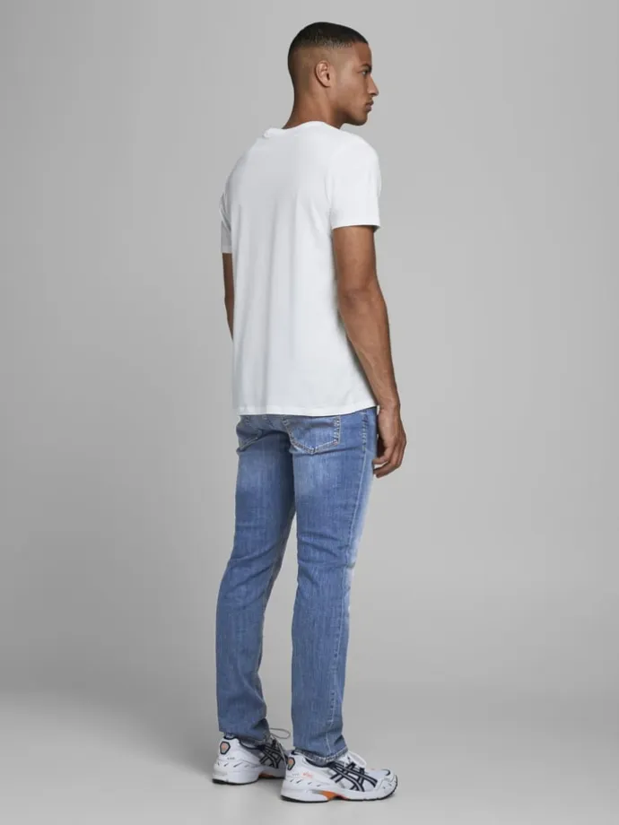 Jeans GLENN Skinny Tapered JJI GLENN ORIGINAL AM in Blau