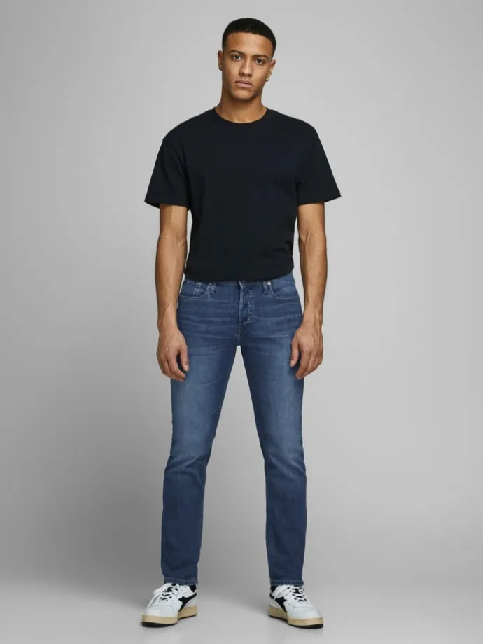 Jeans GLENN Skinny Tapered JJI GLENN ORIGINAL AM in Dunkelblau-2