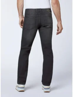 Jeans im 5-Pocket-Stil in Schwarz