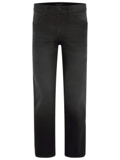 Jeans im 5-Pocket-Stil in Schwarz