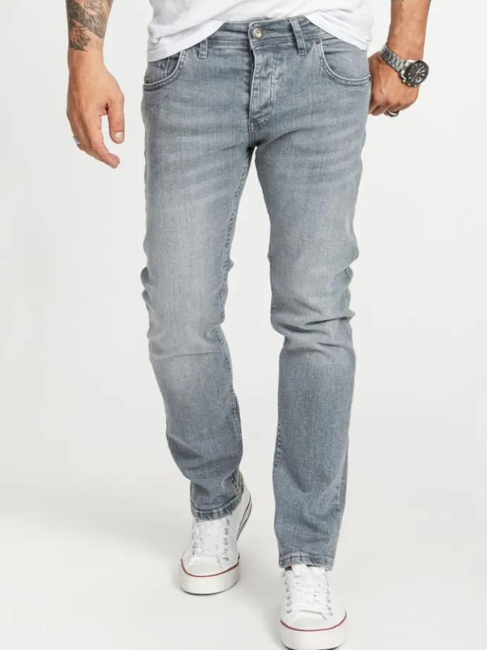 Jeans in Hellgrau