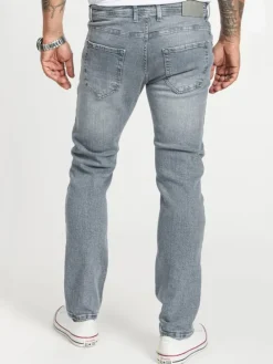 Jeans in Hellgrau