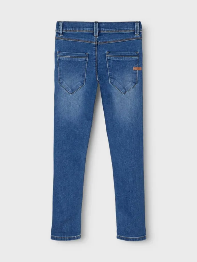 Jeans in Medium Blue Denim