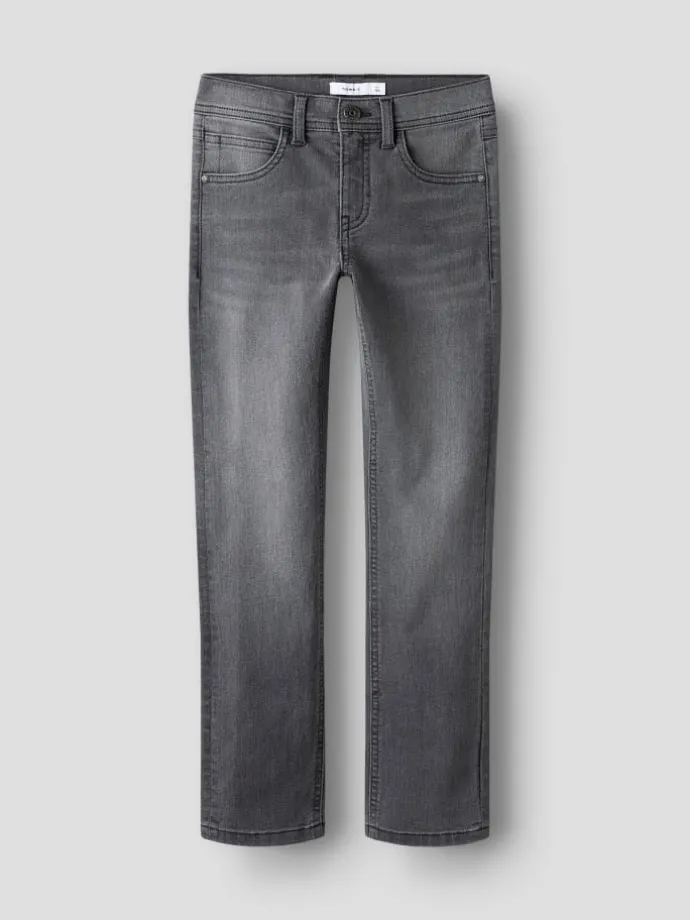 Jeans in Medium Grey Denim