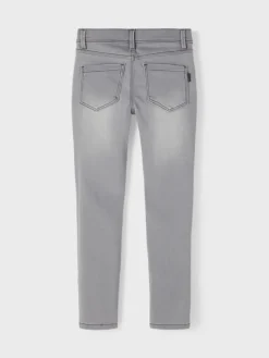Jeans in Medium Grey Denim