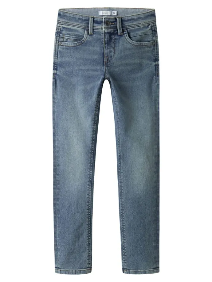 Jeans in Vintage Medium Blue Denim