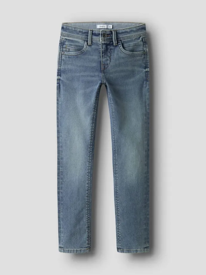 Jeans in Vintage Medium Blue Denim