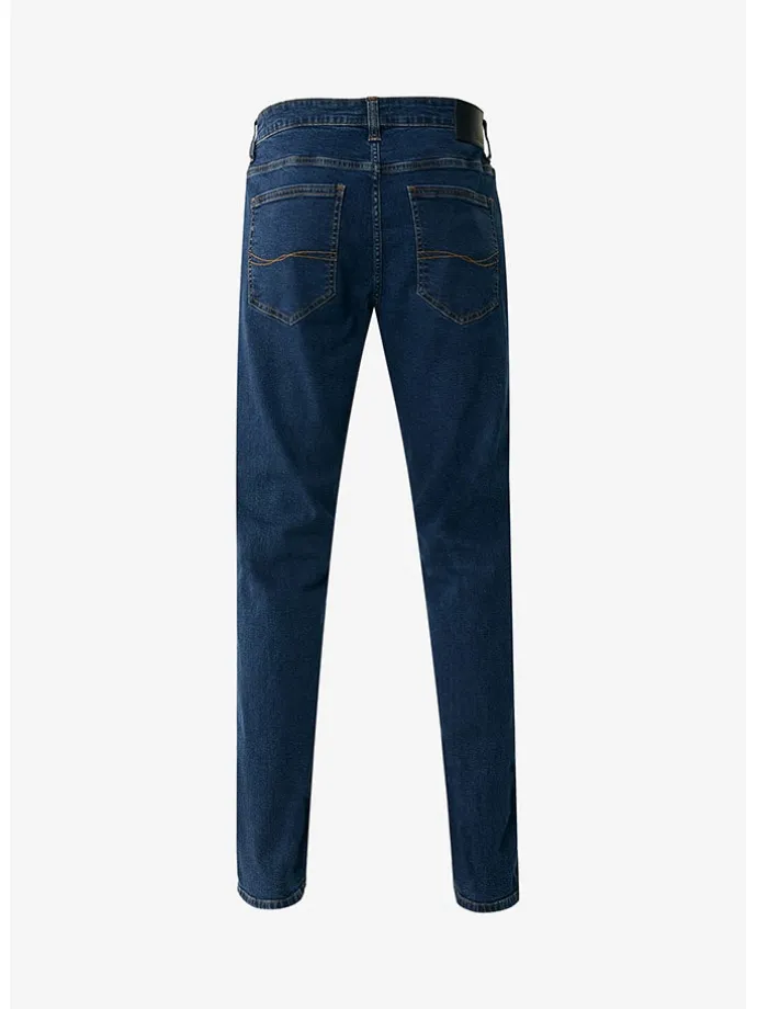 Jeans "Jim" - Tapered Fit - in Dunkelblau