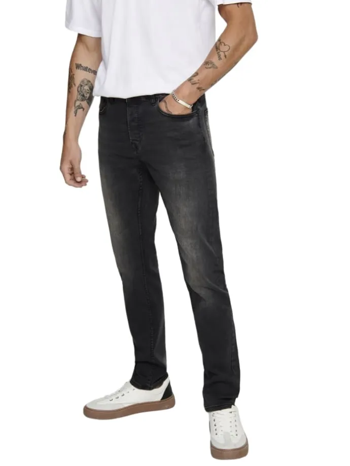 Jeans LOOM slim in Schwarz