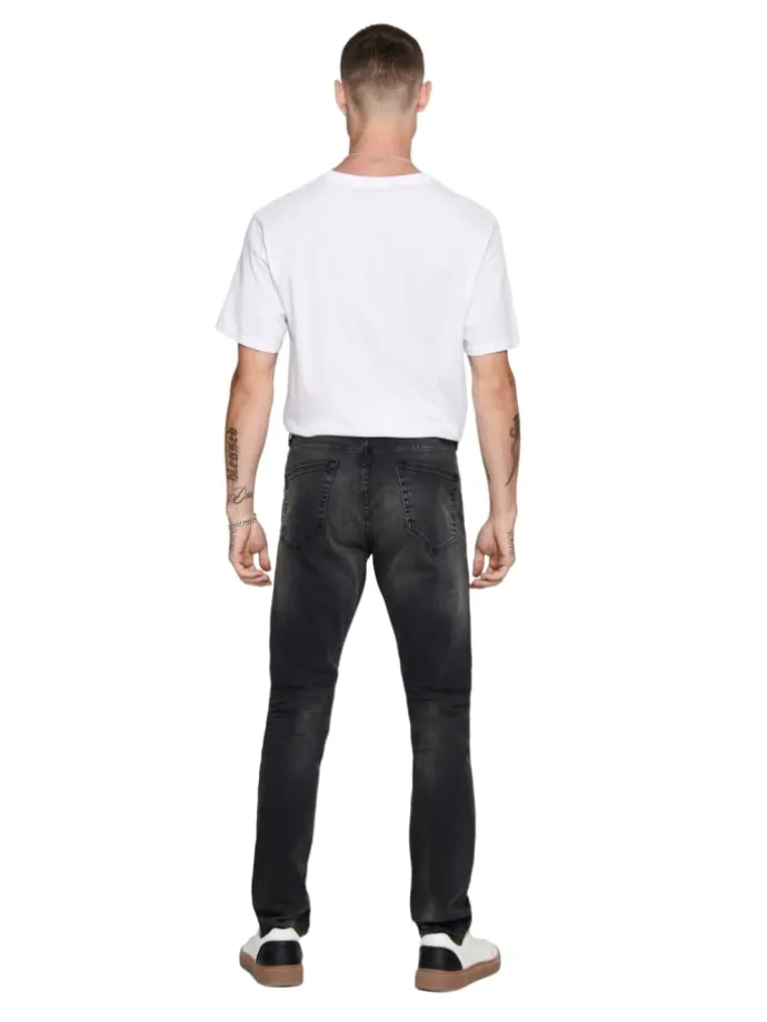 Jeans LOOM slim in Schwarz