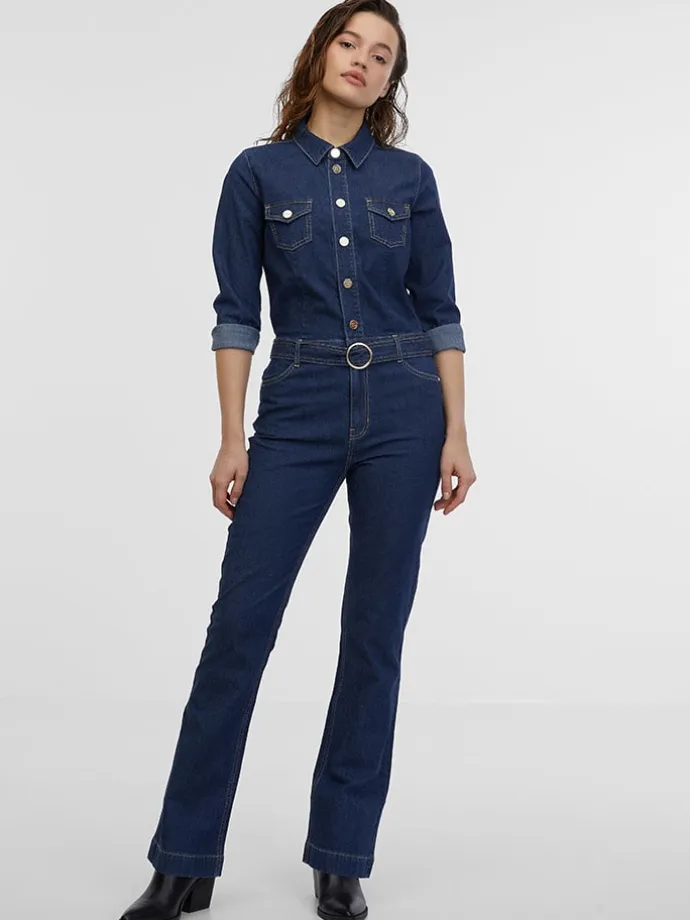 Jeans Overall in Dunkelblau