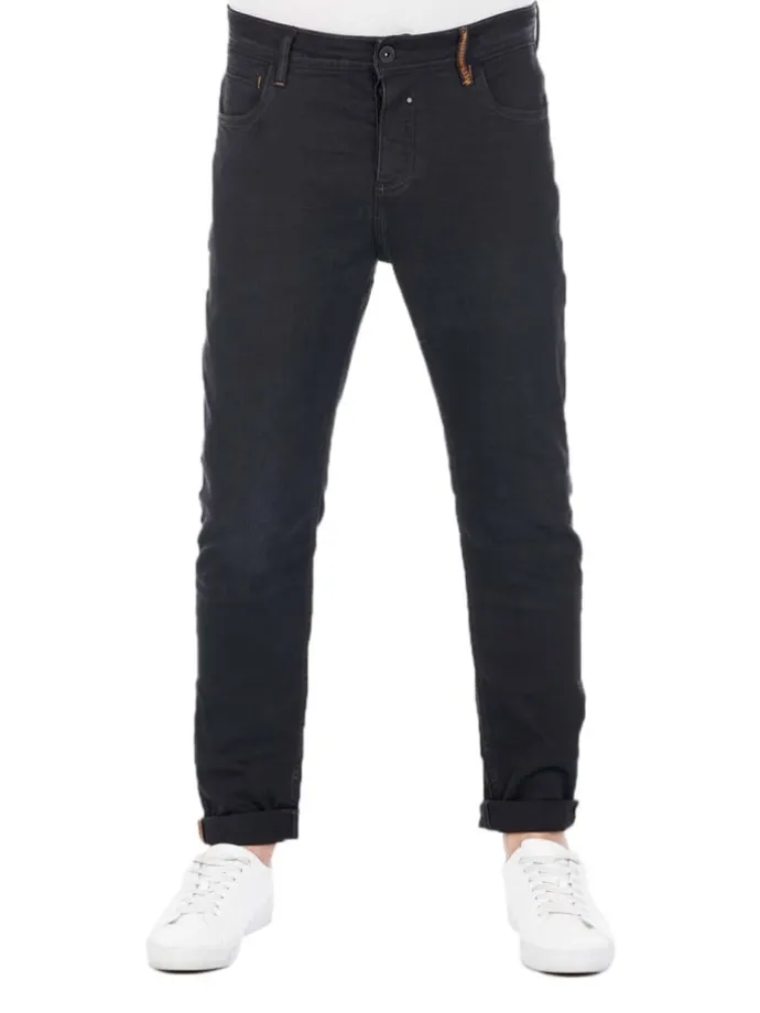 Jeans RIVToni tapered in Schwarz