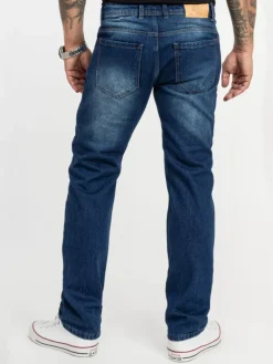 Jeans Straight Leg in Blau
