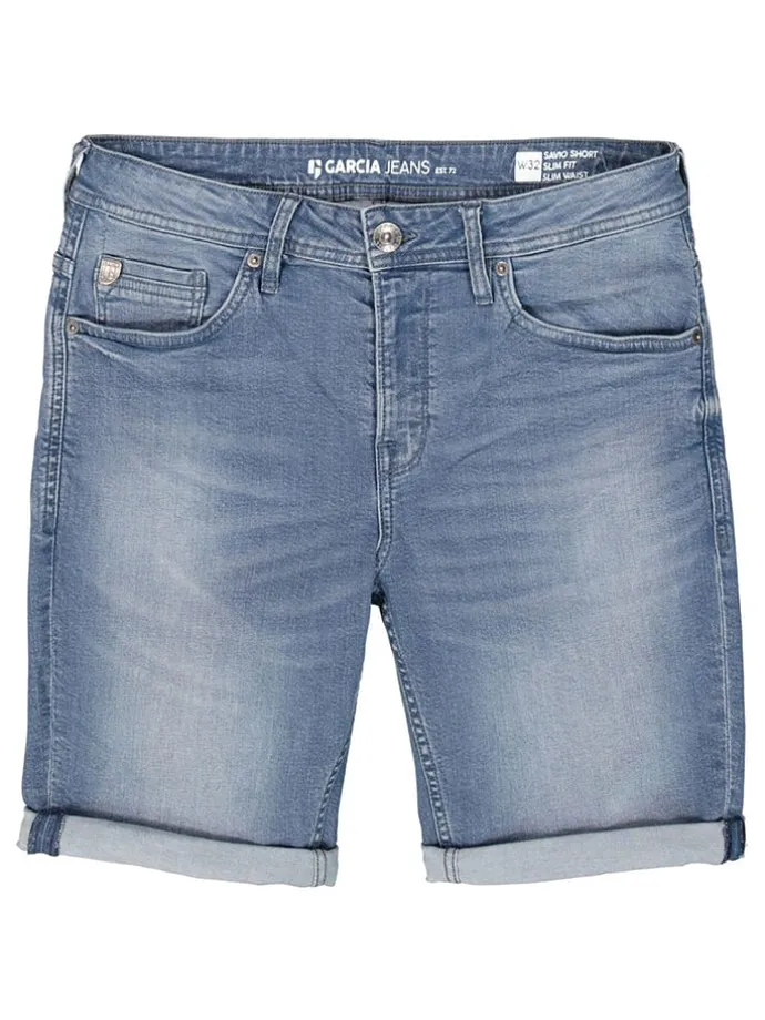 Jeans-Bermudas in Blau